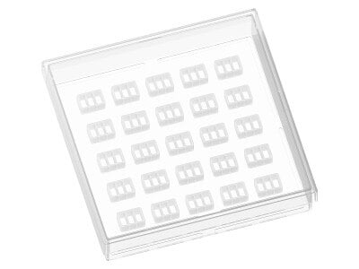 25 Culture-Inserts 3 Well for self-insertion