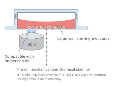 µ-Slide 1 Well Principle