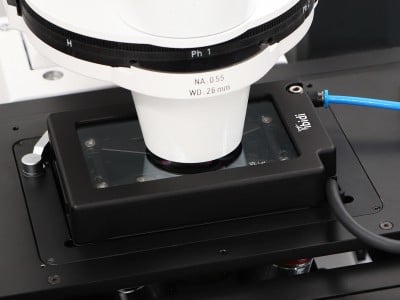 ibidi Stage Top Incubator Slide/Dish, CO2/O2 – Silver Line