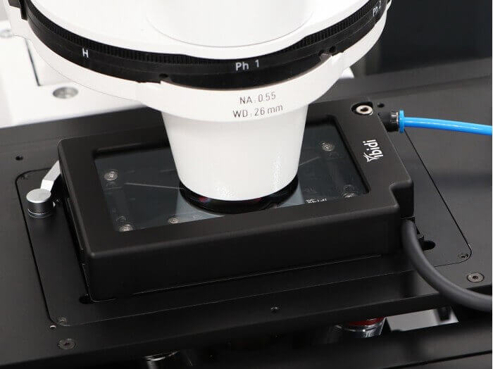 ibidi Stage Top Incubator Slide/Dish, CO2/O2 – Silver Line