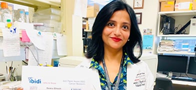 Interview with ibidi Paper Award 2022 Winner Soma Ghosh