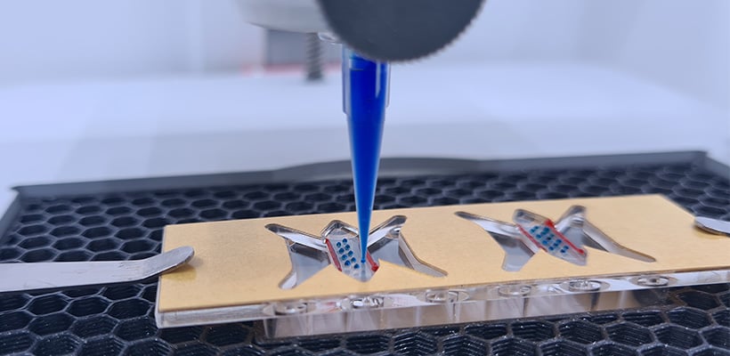 Bioprinting workflow with sticky-Slide Tissue Engineering